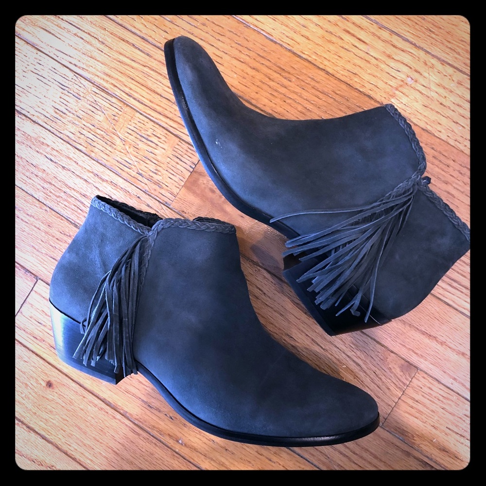 Sam Edelman suede Fringe Botties